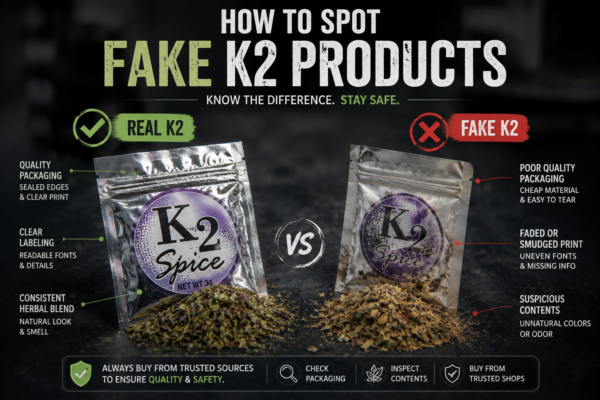 How to Spot Fake K2 Products